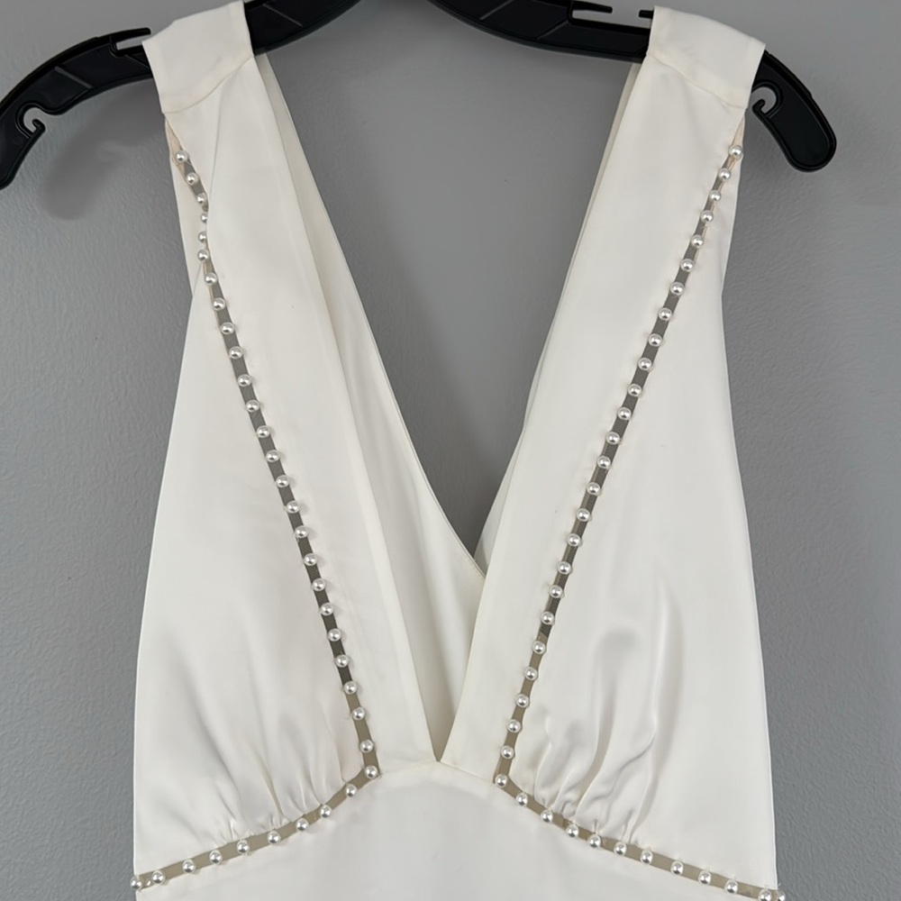 Sachin & Babi size 14 Astor pearl-embellished gown - Picture 8 of 14